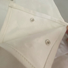 White Aramid Fabric Cover Coated Trolley Bag 