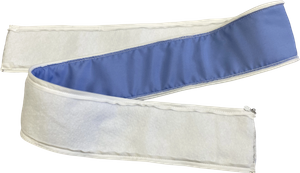 Cover Insulated 1600*100 Steam Hose Blue (Sky Blue Non-elastic Fabric + P-300 + No.5 Fine-tooth Zipper)