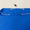  Double Drawstring Extra Large Cylindrical Blue Laundry Bag 