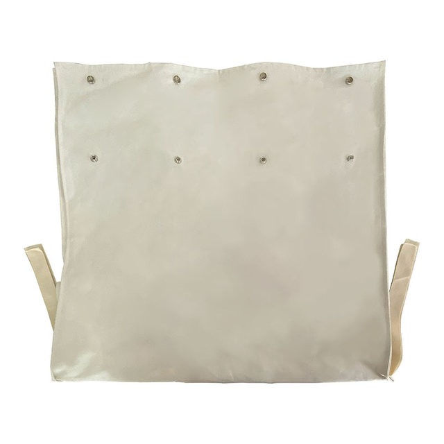 White Aramid Fabric Cover Coated Trolley Bag 