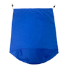  Double Drawstring Extra Large Cylindrical Blue Laundry Bag 